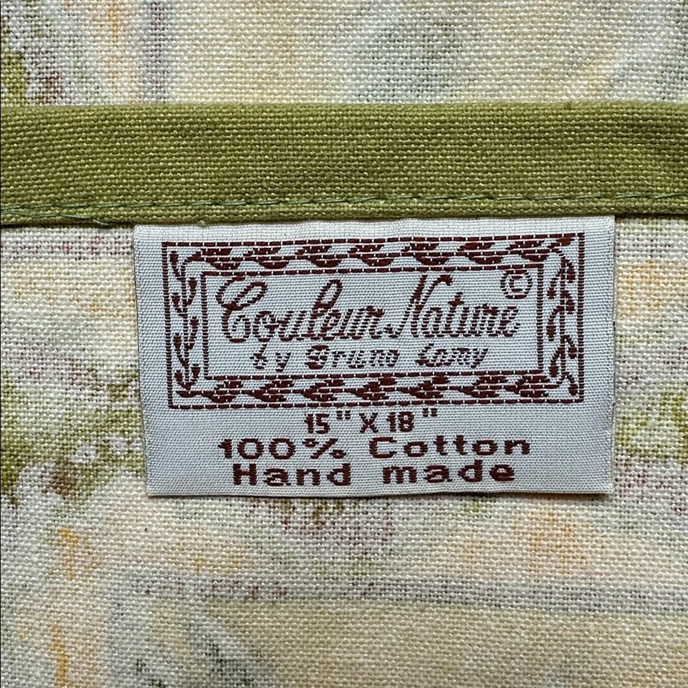 Set of 4 Couleur Nature Olive Tree Placemats Yellow/Green Designed by Bruno Lamy